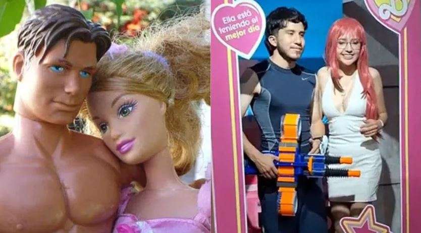 Encarnan joven y su novia a Max Steel y Barbie para el estreno de la película