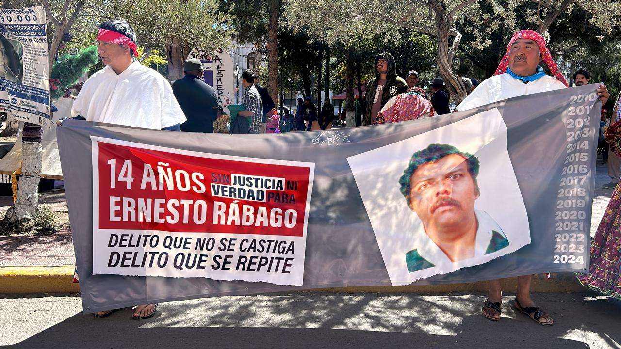 Nine Rabago Protestan pueblos originarios en memoria de Ernesto Rábago | La Opción ...