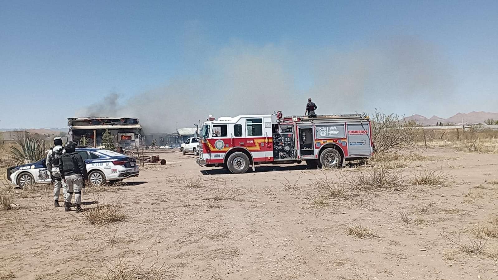 Consume incendio granja en la colonia Los Porteros | La Opción de Chihuahua