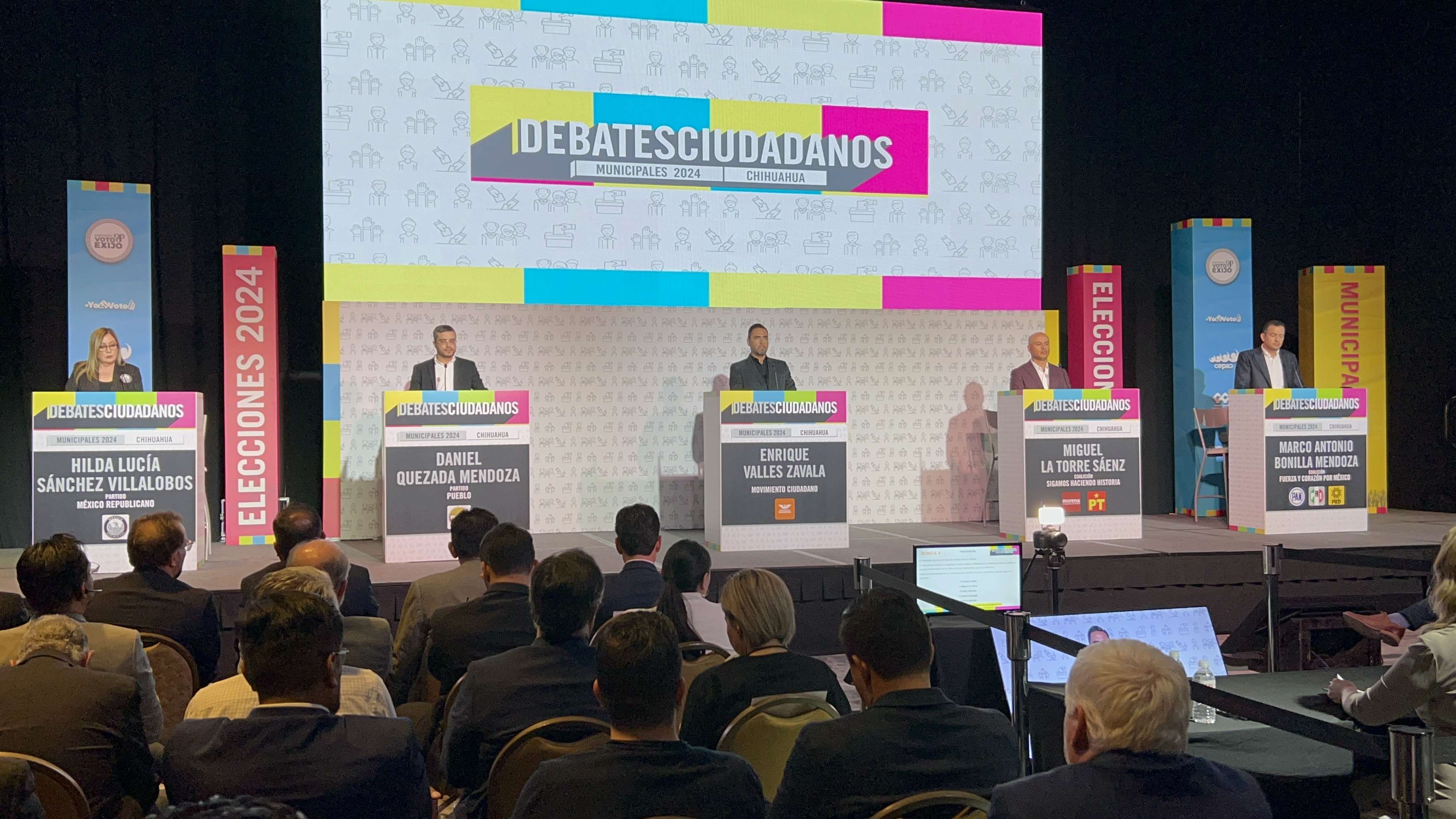 Arranca el debate de los candidatos a la presidencia municipal La