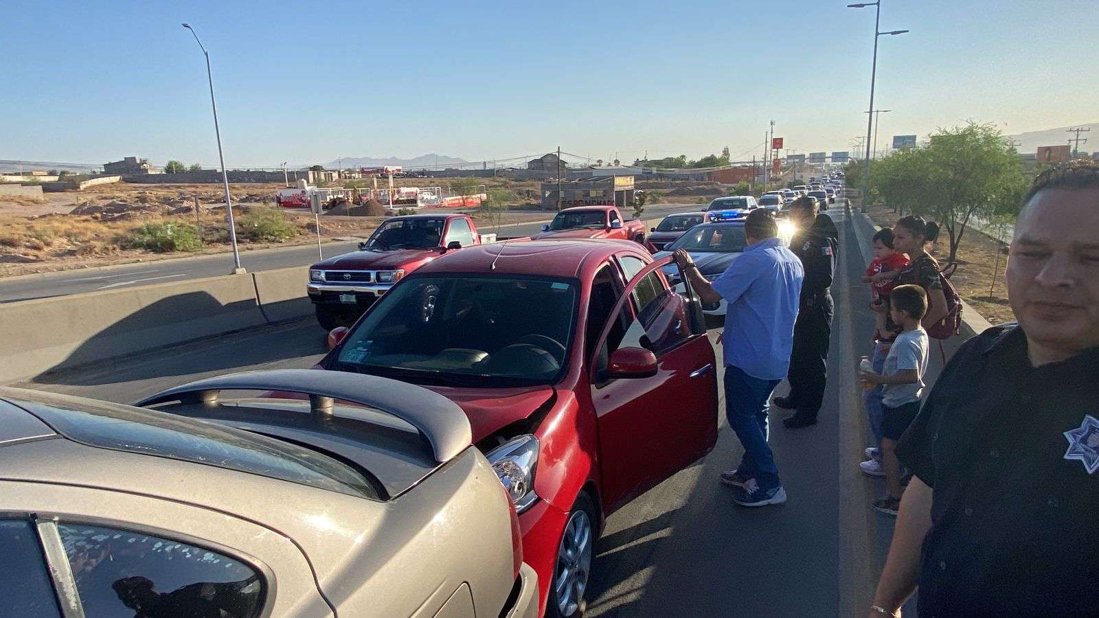 Causa gran caos vial carambola en la carretera a Aldama | La Opción de ...