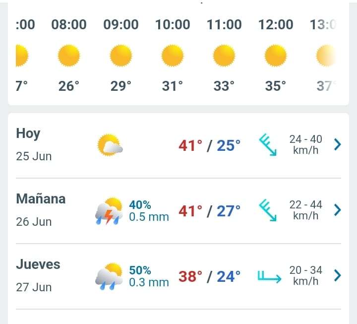 Vuelven temperaturas altas a la región 