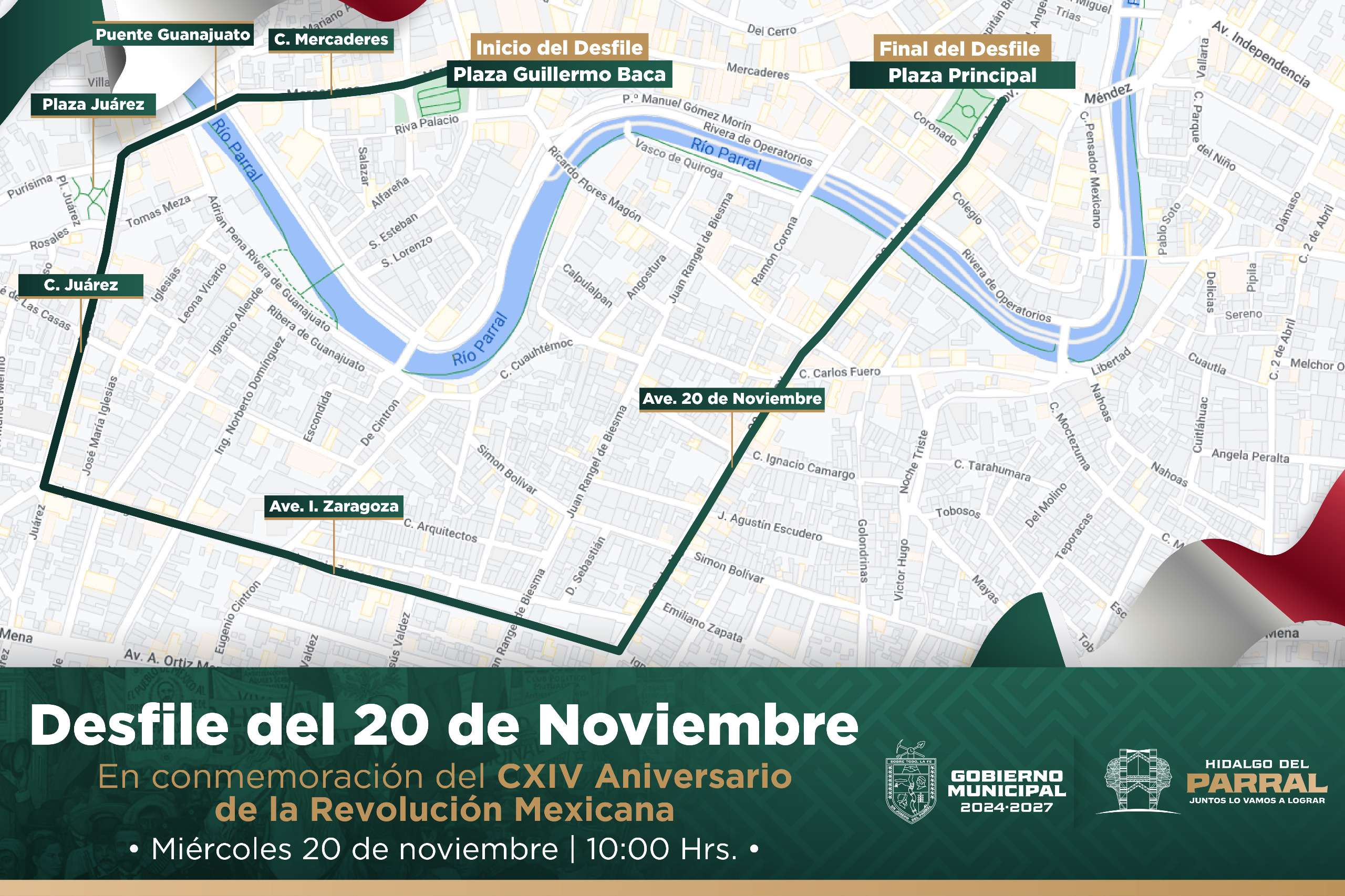 Anuncian preparativos para el desfile de la Revolución este 20 de noviembre