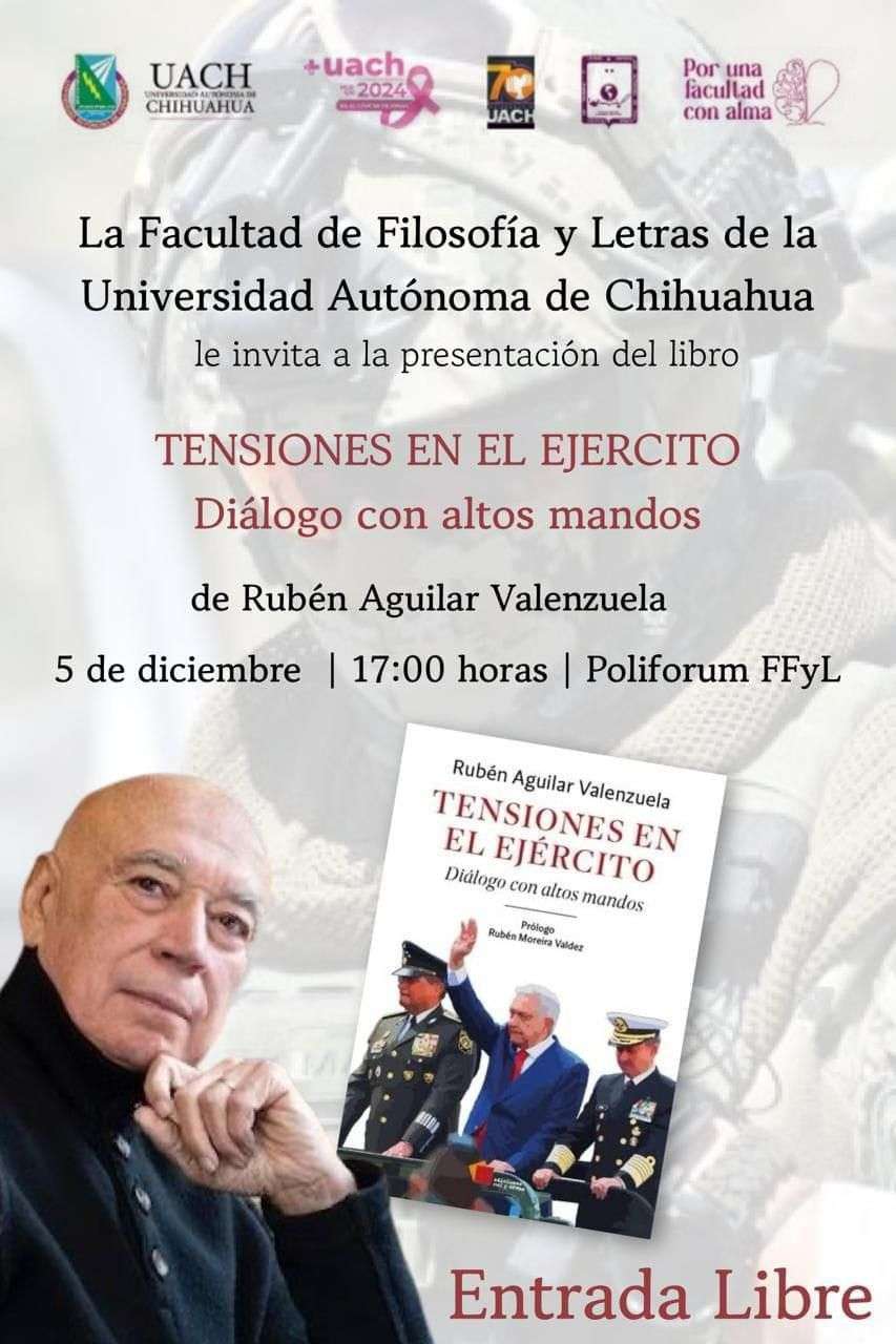 Invitan a la presentación del libro Tensiones en el Ejército 