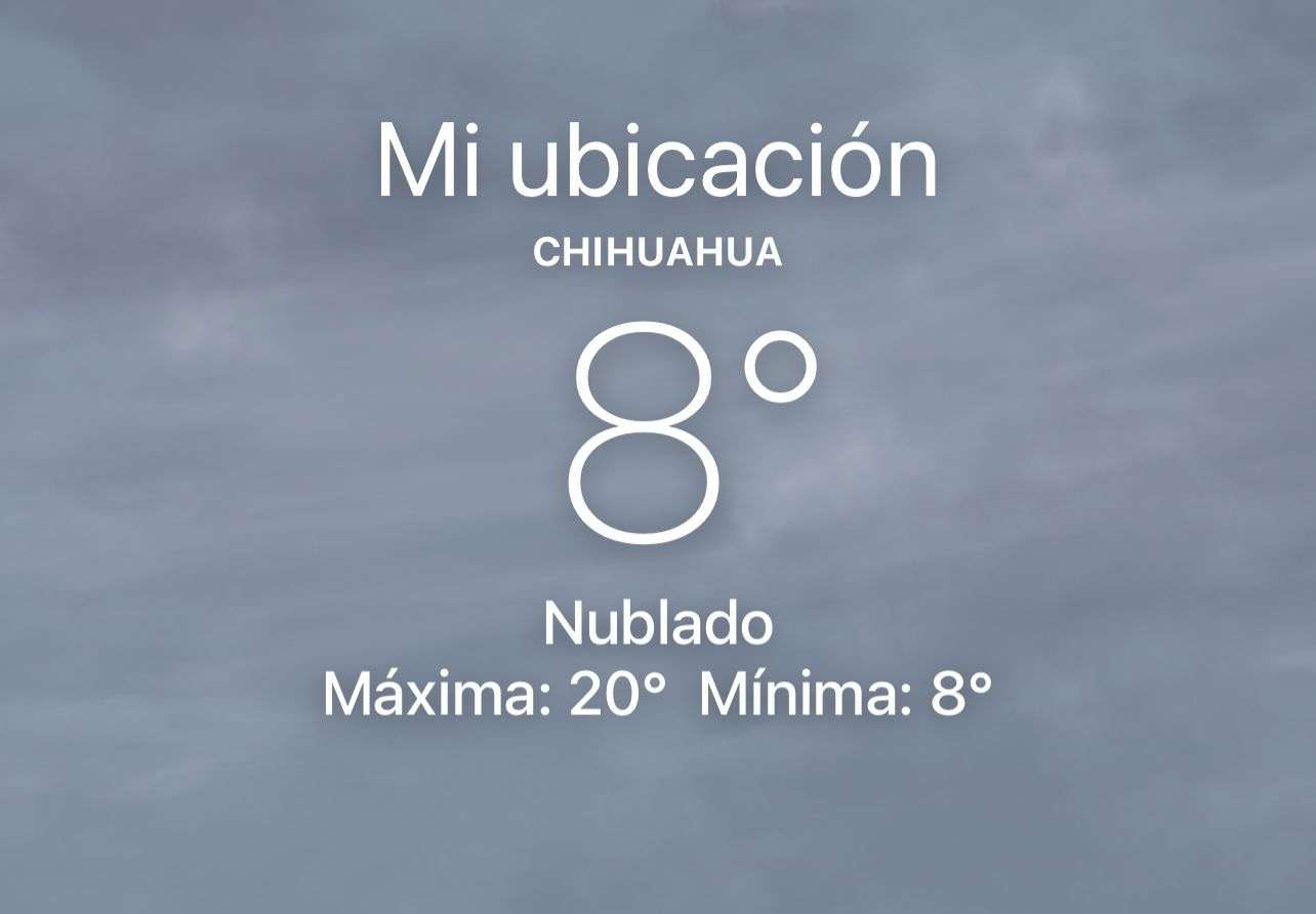 Se esperan nubes y claros con una máxima de 20°C