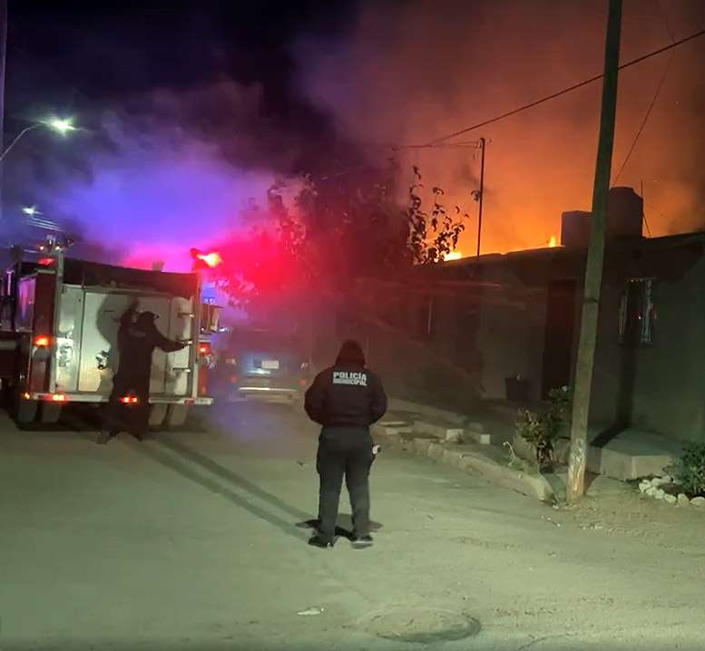 Mueren padre e hija al incendiarse casa en Aldama