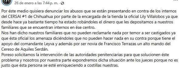 [Denuncian problemilla en el ceresito de Chihuahua]