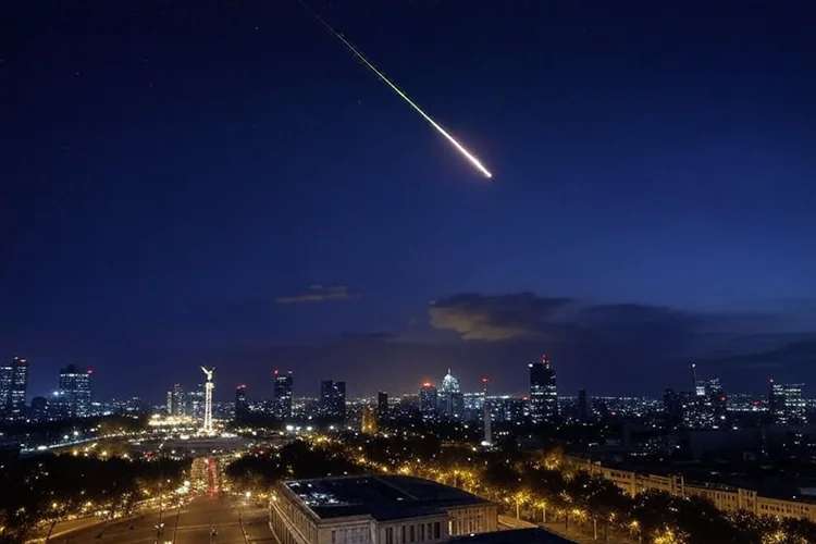 Captan impactante estruendo por paso de meteorito en Cdmx
