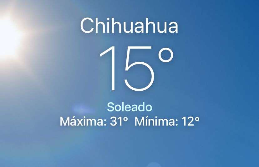Pronostican un domingo soleado con máxima de 31°C