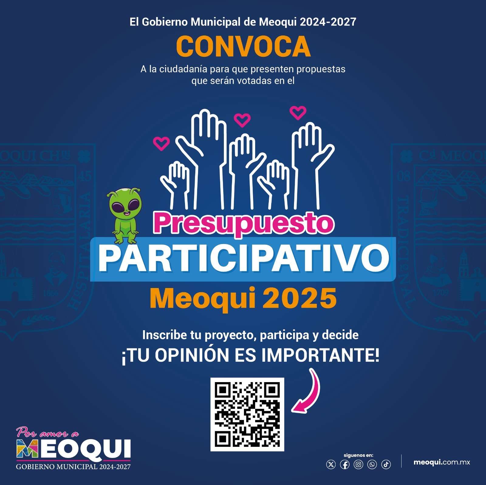 Lanza Meoqui convocatoria para presupuesto participativo 2025