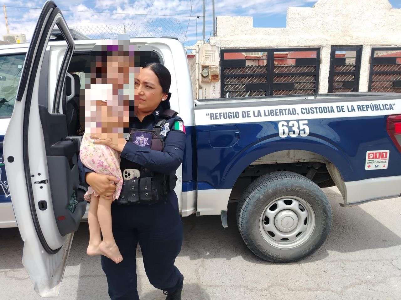 Localizan y entregan a niña reportada extraviada