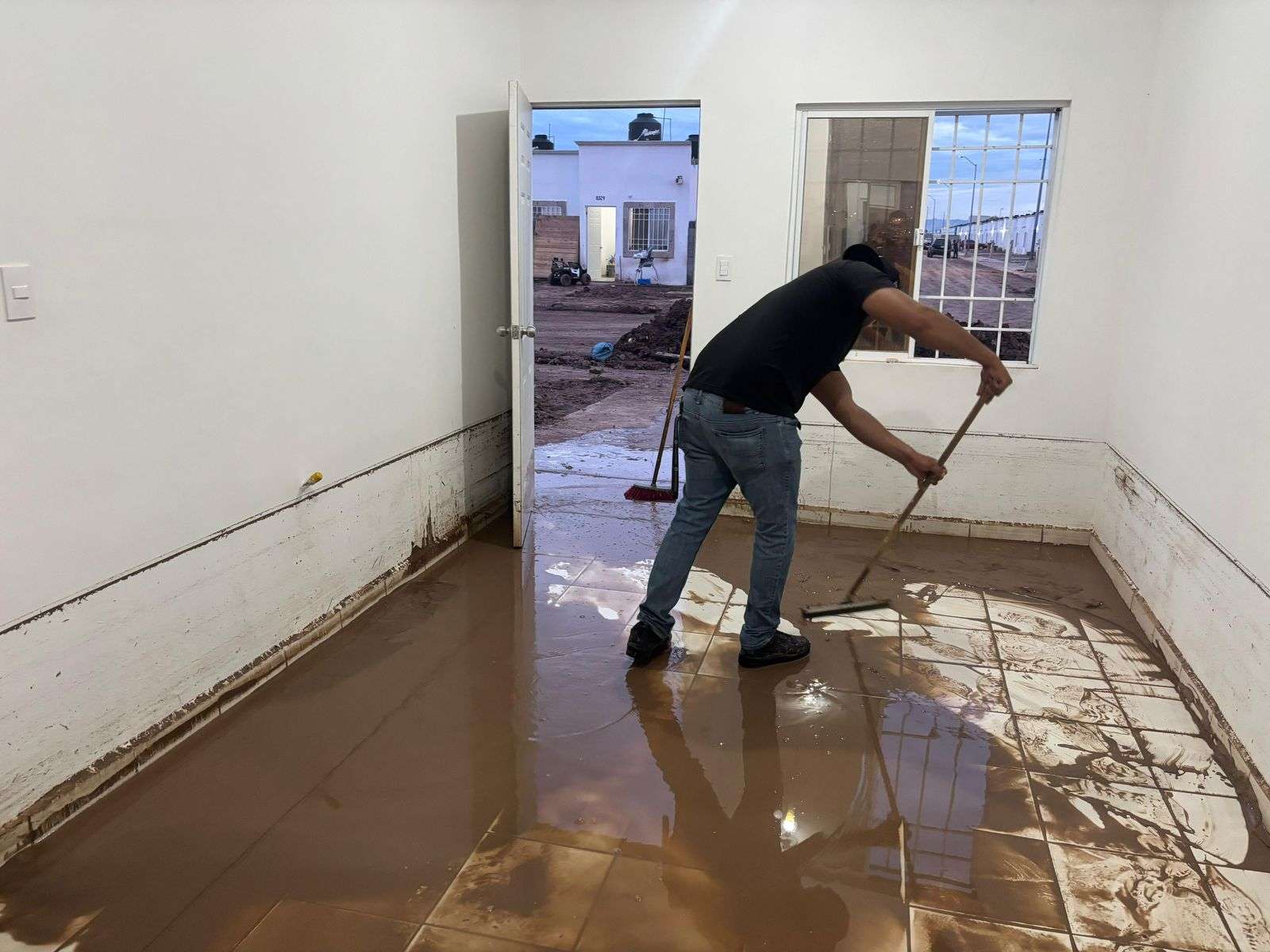 Inundados en Privadas del Sur