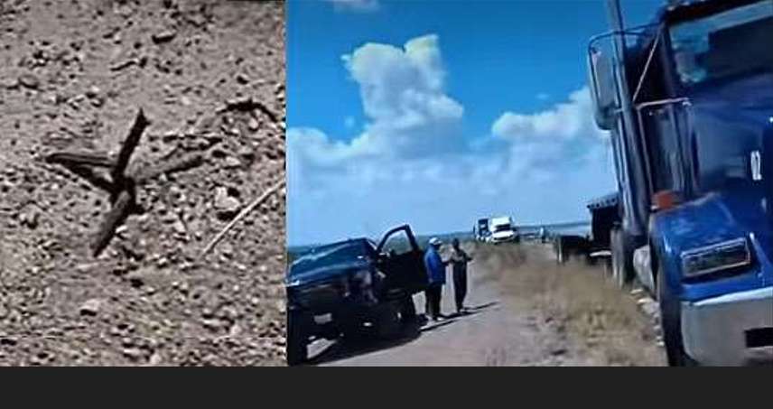 Muestran en video narcobloqueo de la rúa Camargo-Ojinaga