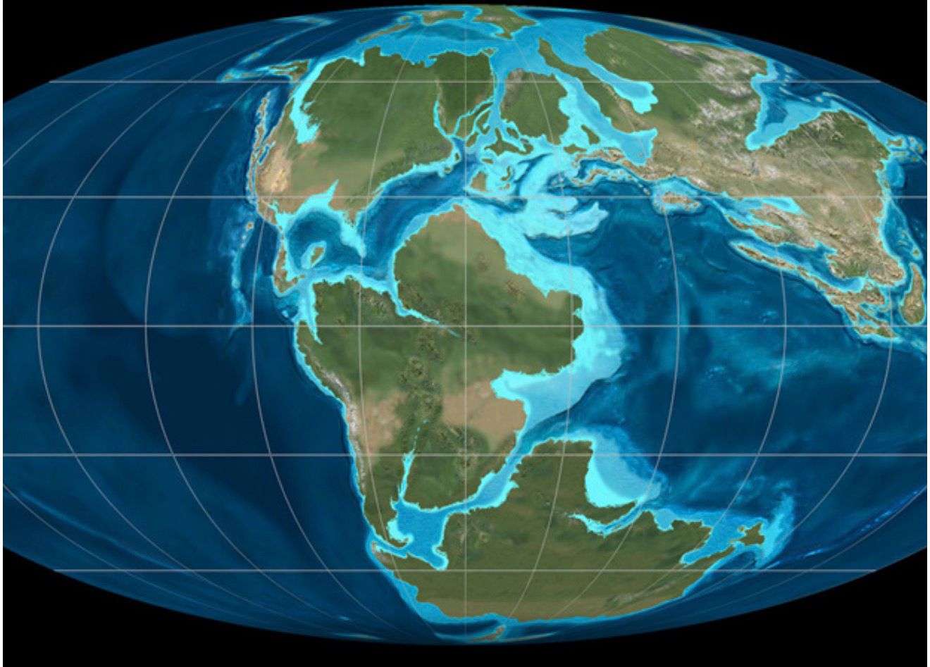 Dejó el Mar de Tetis desiertos y fósiles en el norte de México