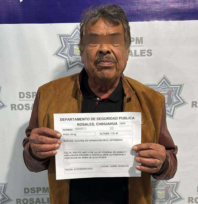 Detienen empistolado al exedil de Rosales