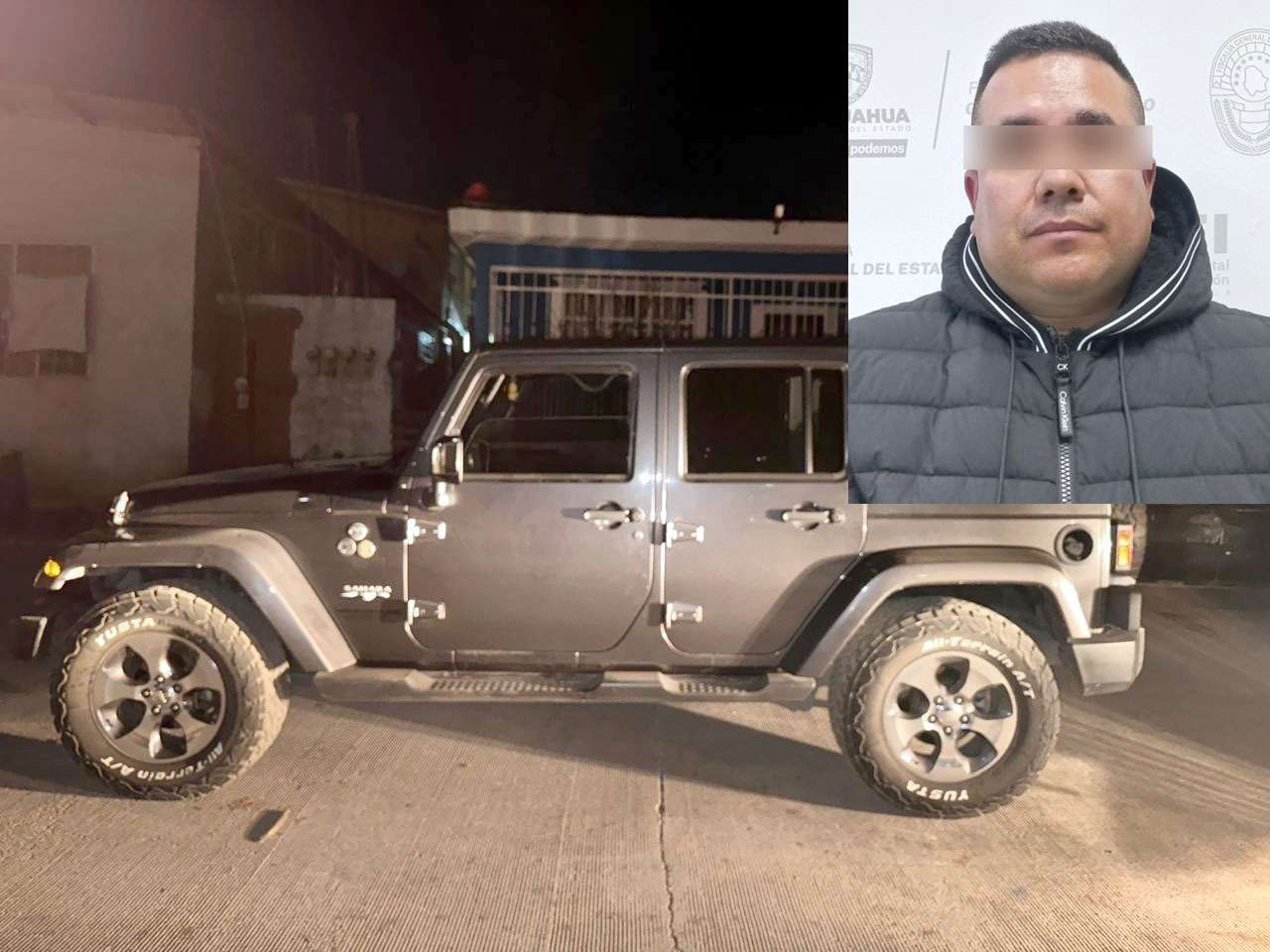 Liberan a jefe de la Municipal de Madera detenido con Jeep robado