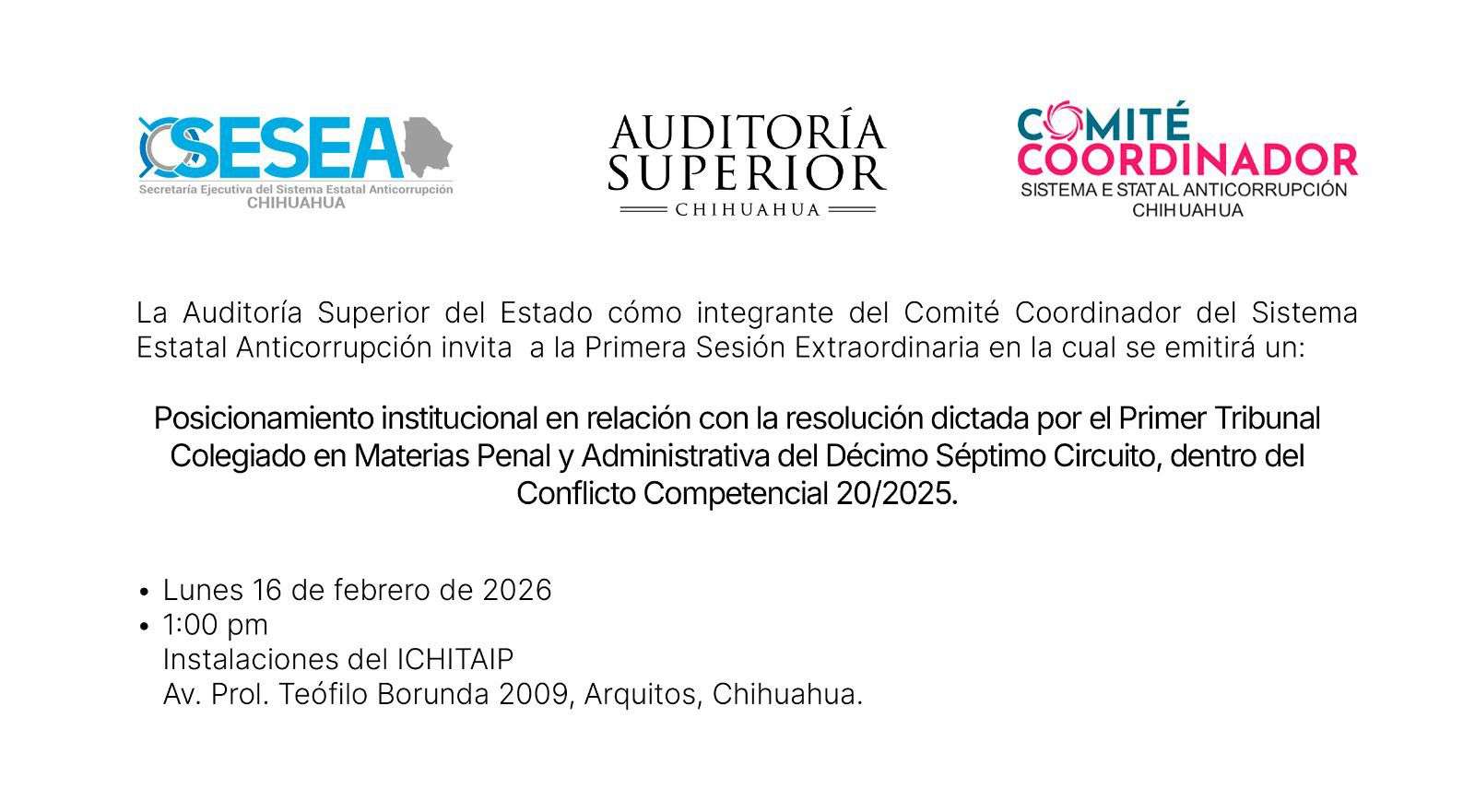 Convoca ASE a sesión extraordinaria del Sistema Estatal Anticorrupción