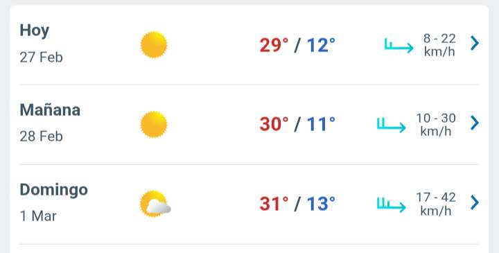Día soleado con temperatura hasta 29°C en Juárez 