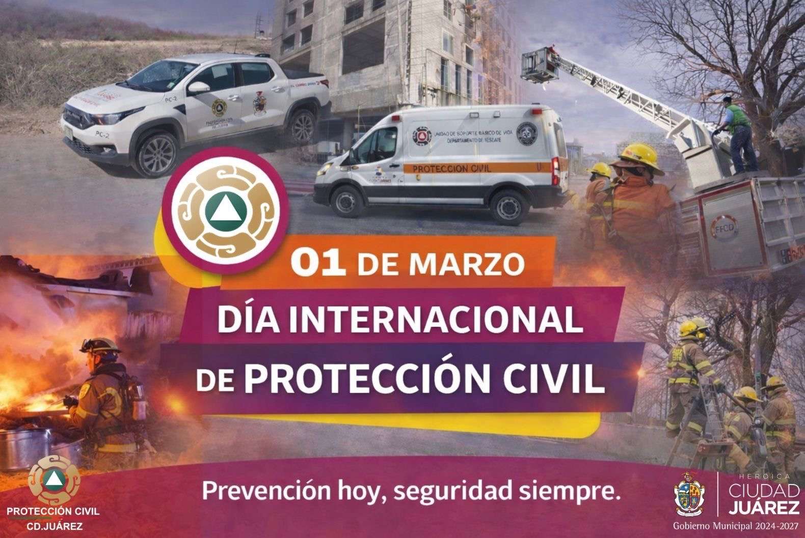 Conmemoran el 1 de marzo el Día Internacional de Protección Civil