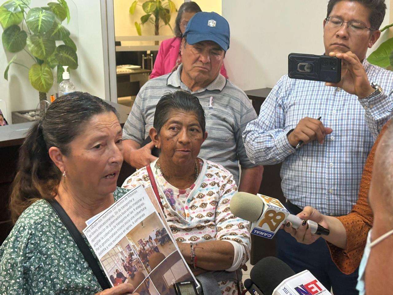 Manifiestan falta de transporte público en Riberas del Bravo