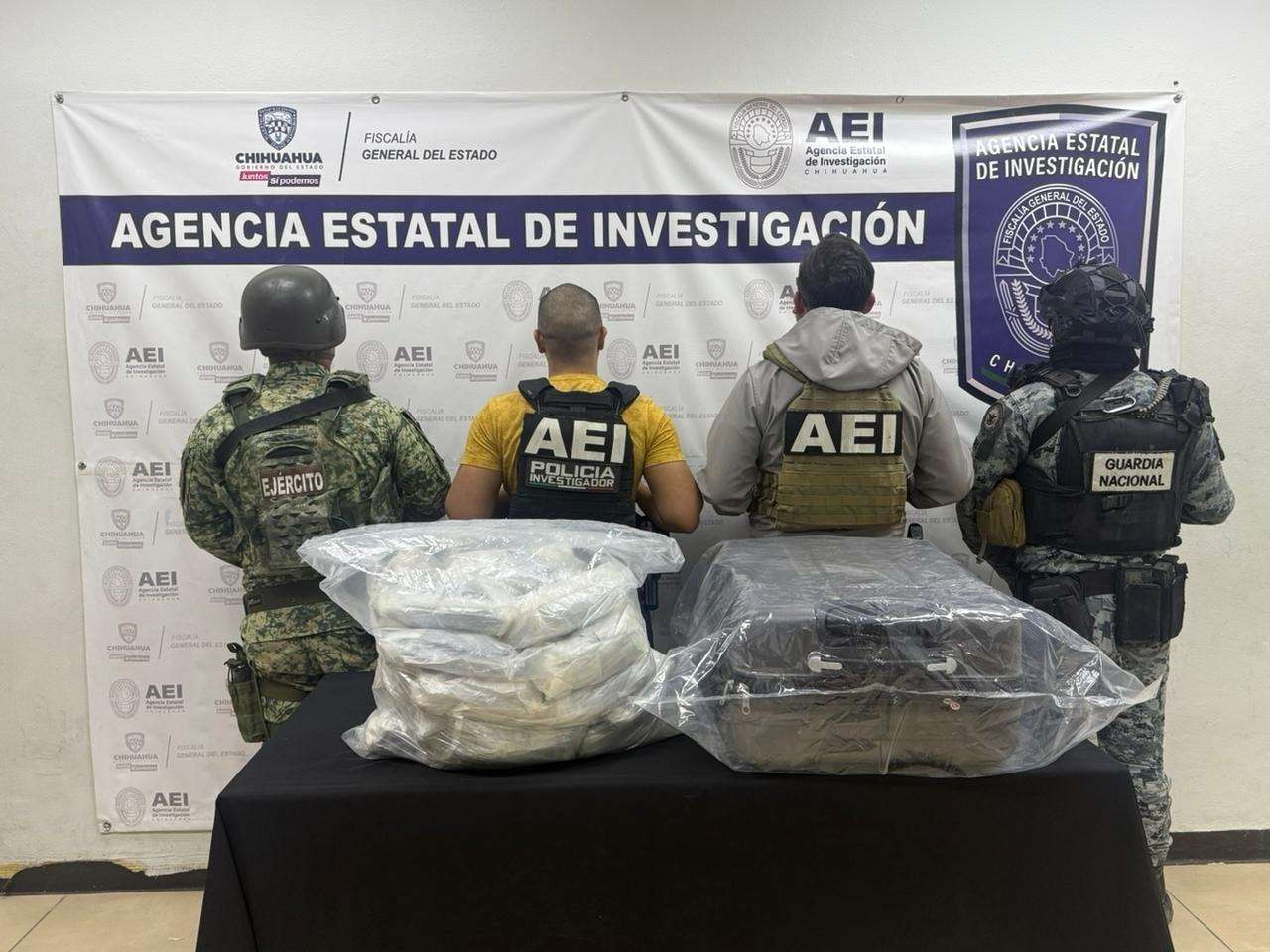 Aseguran más de 17 kilos de metanfetaminas en el Km 33