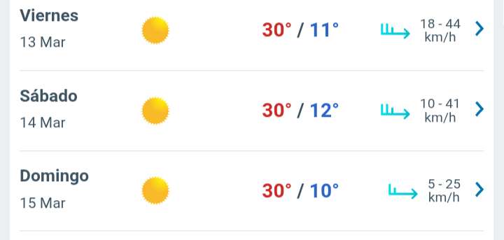 Día soleado con temperatura hasta 30°C en Juárez 