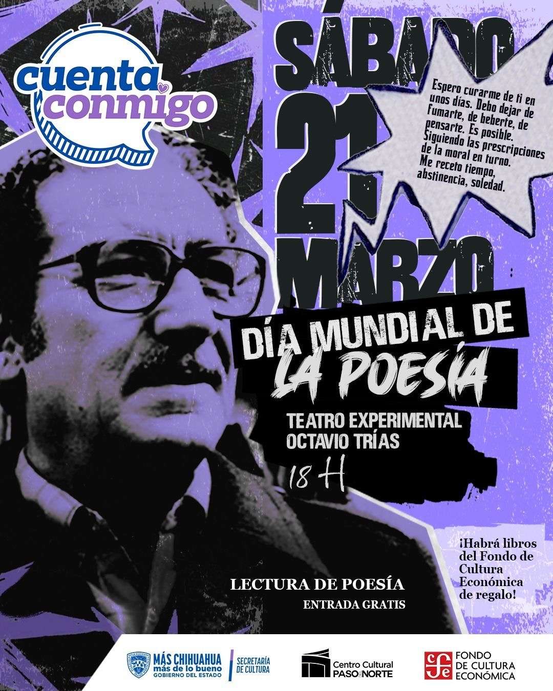 Anuncian programa cultural por el Día Mundial del Teatro y Poesía