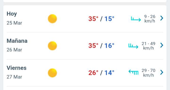 Día soleado con temperatura hasta 35°C en Juárez 