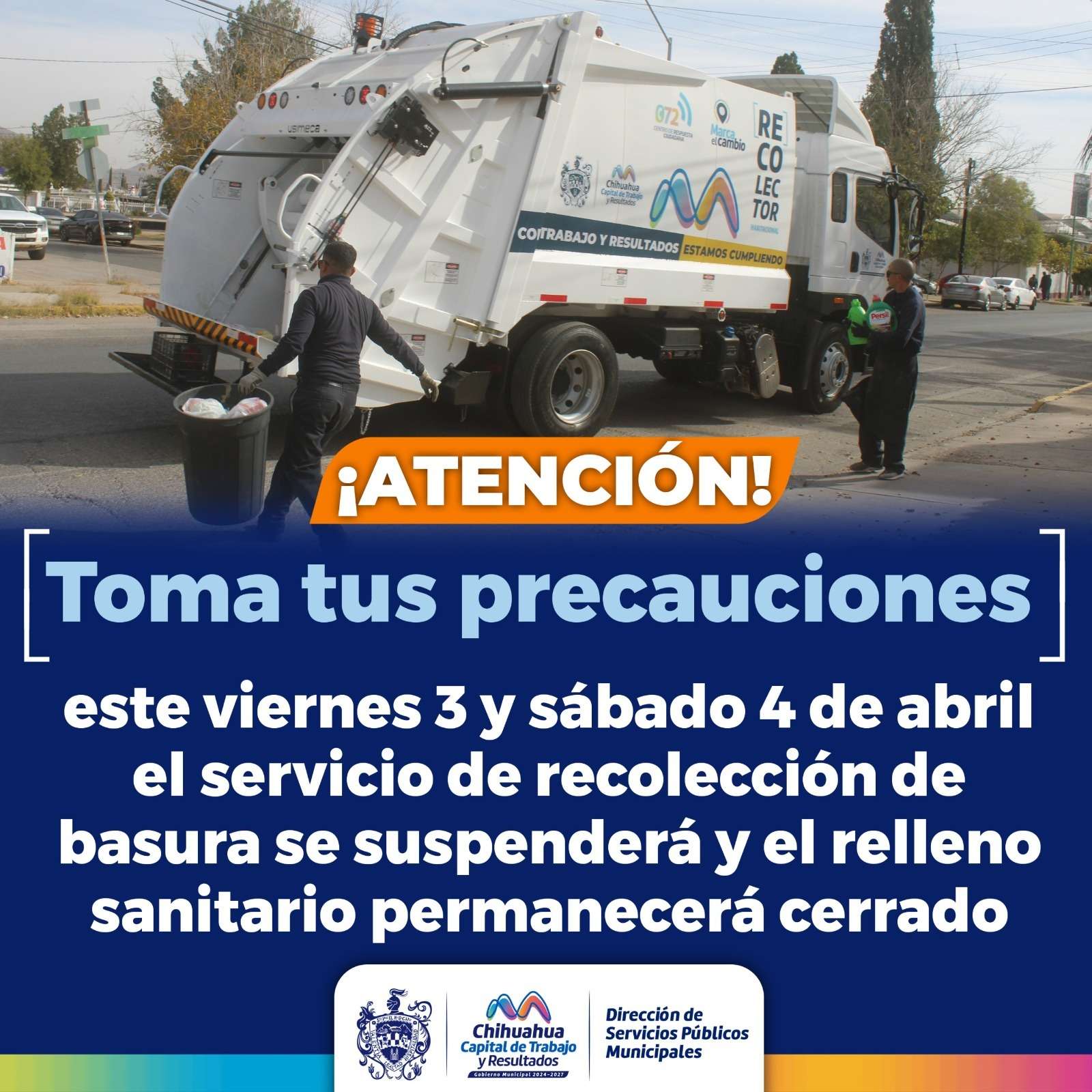 Suspende Municipio recolección de basura por semana santa