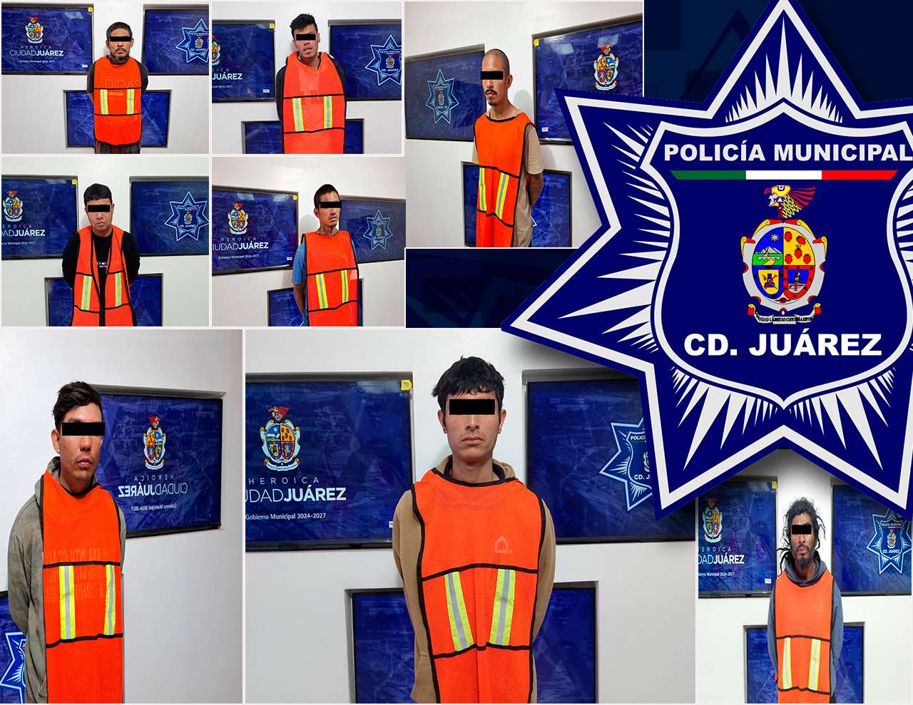 Tenían cuentas con la ley; detienen a ocho personas