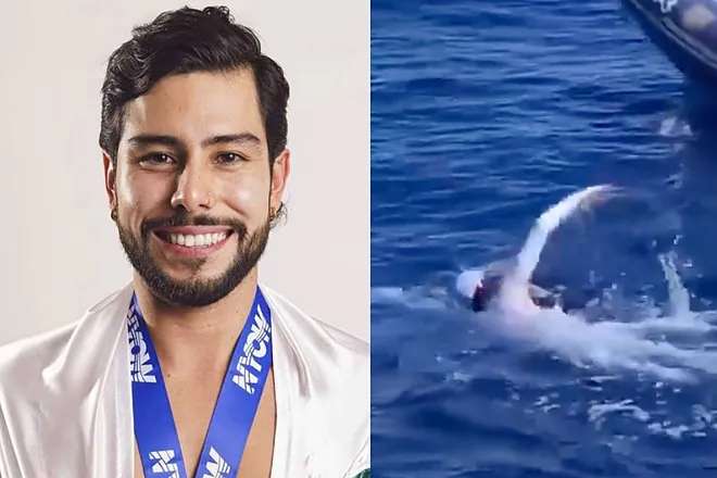 Rompe David Olvera récord histórico al nadar 85 km en mar abierto