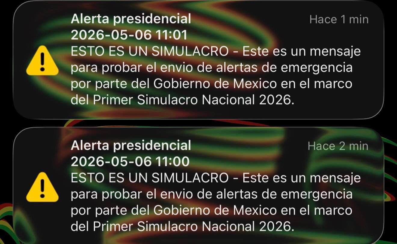 Suena la alerta presidencial por simulacro nacional 