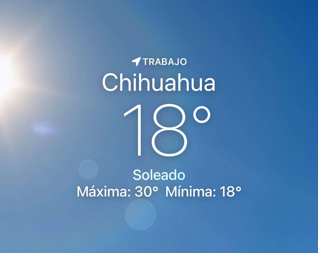 Se espera soleado con máxima de 30 grados centígrados 