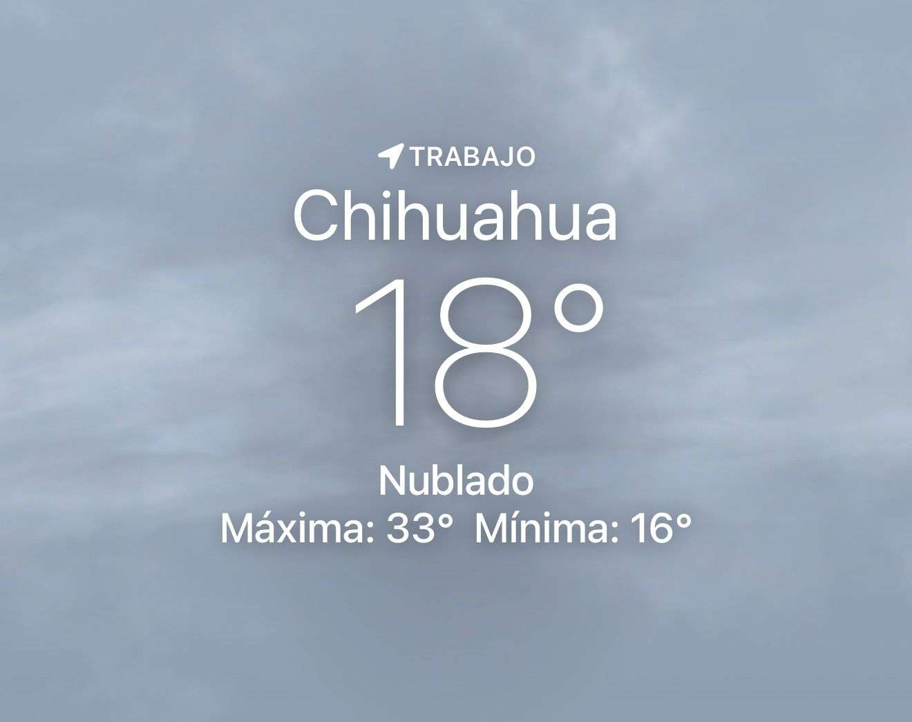 Se espera tarde nubosa con máxima de 33 grados centígrados 