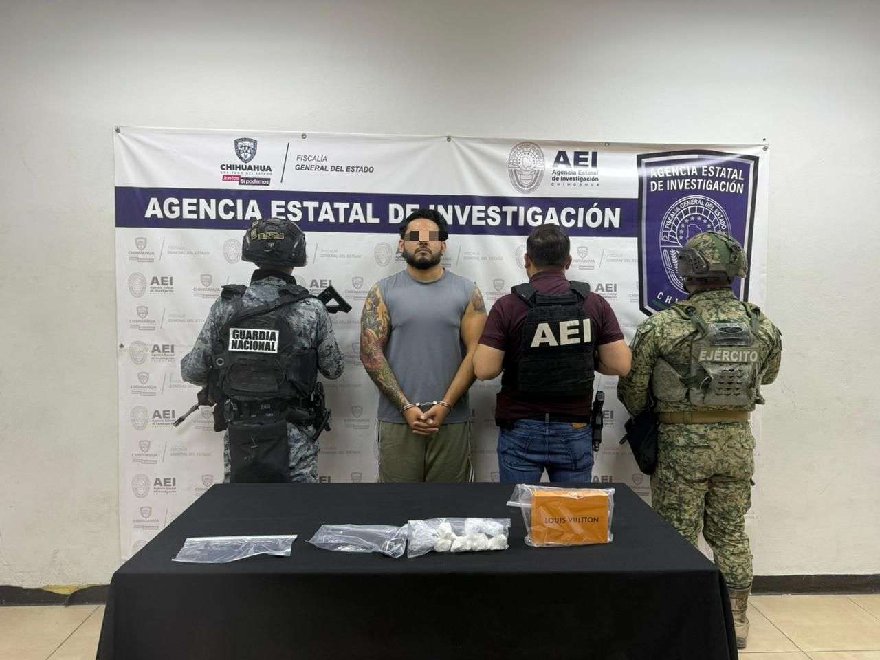 Detienen a hombre con cocaína durante cateo en la colonia La Moraleja