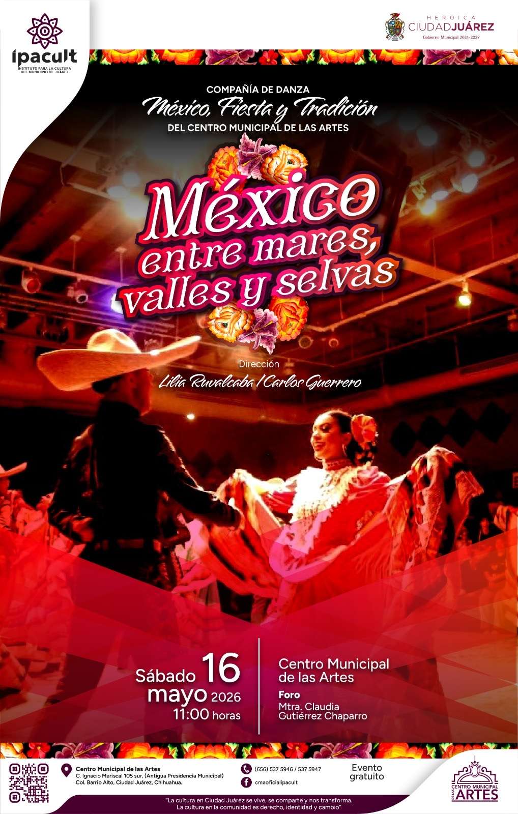 Presenta CMA espectáculo de danza Chihuahua, nuestra herencia