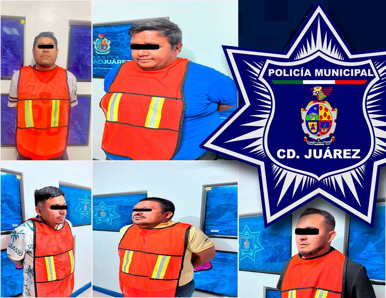 Arrestan a cinco personas acusadas por el delito de violencia familiar