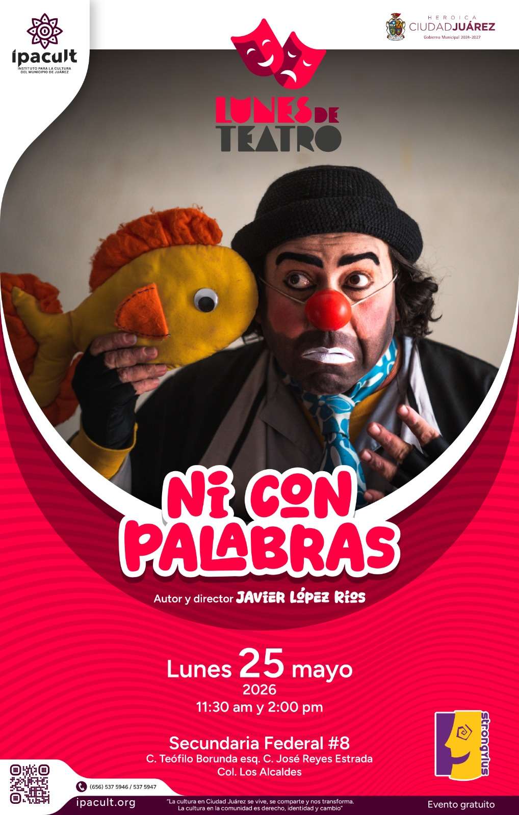 Llevará obra Ni con palabras a la Secundaria Federal 8

