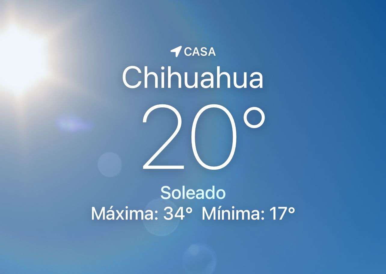 Se espera calorón con máxima de 34 grados centígrados 