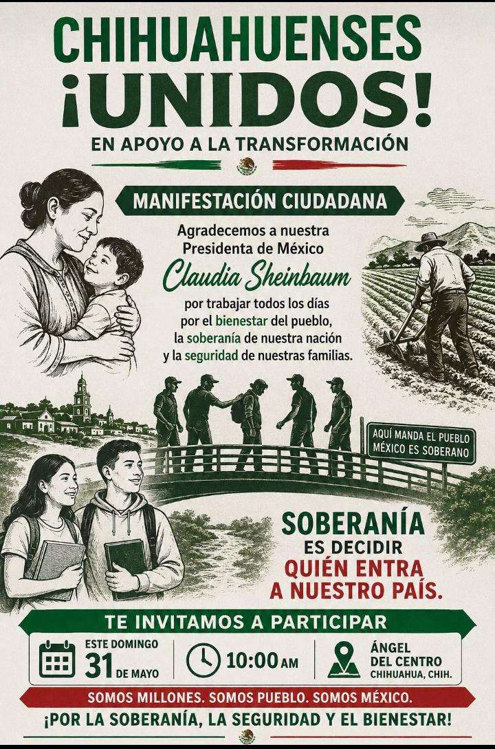 Convocan a manifestación en el Ángel en respaldo a Sheinbaum