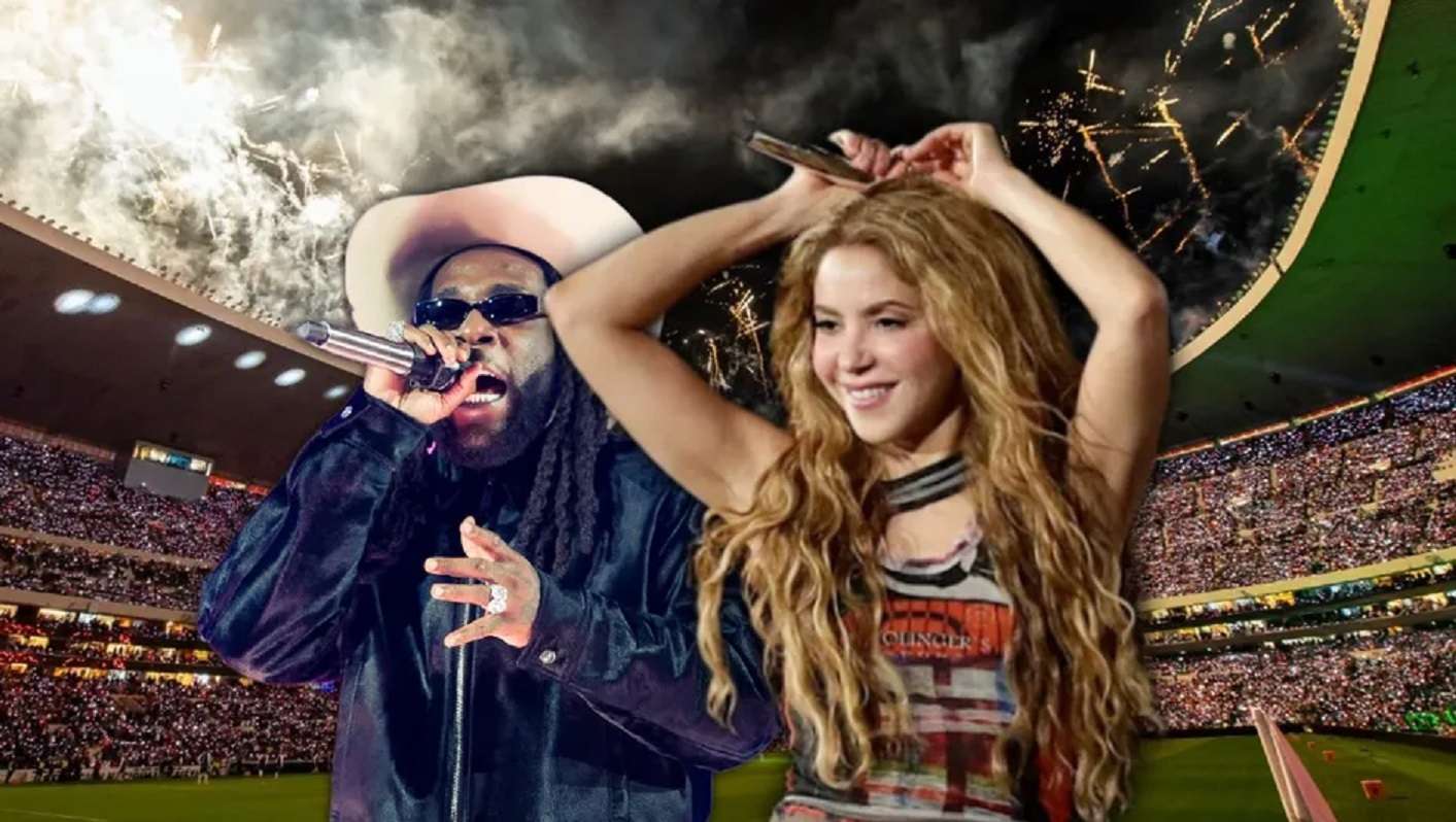 Cantarán Shakira y Burna Boy en la inauguración del Mundial en Cdmx