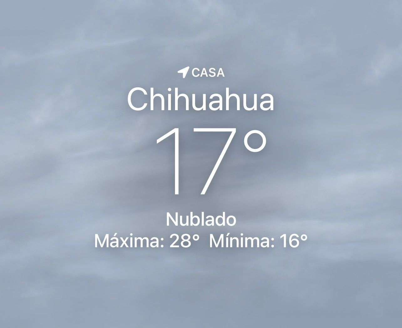Se esperan vientos y lluvia con máxima de 28 grados centígrados 