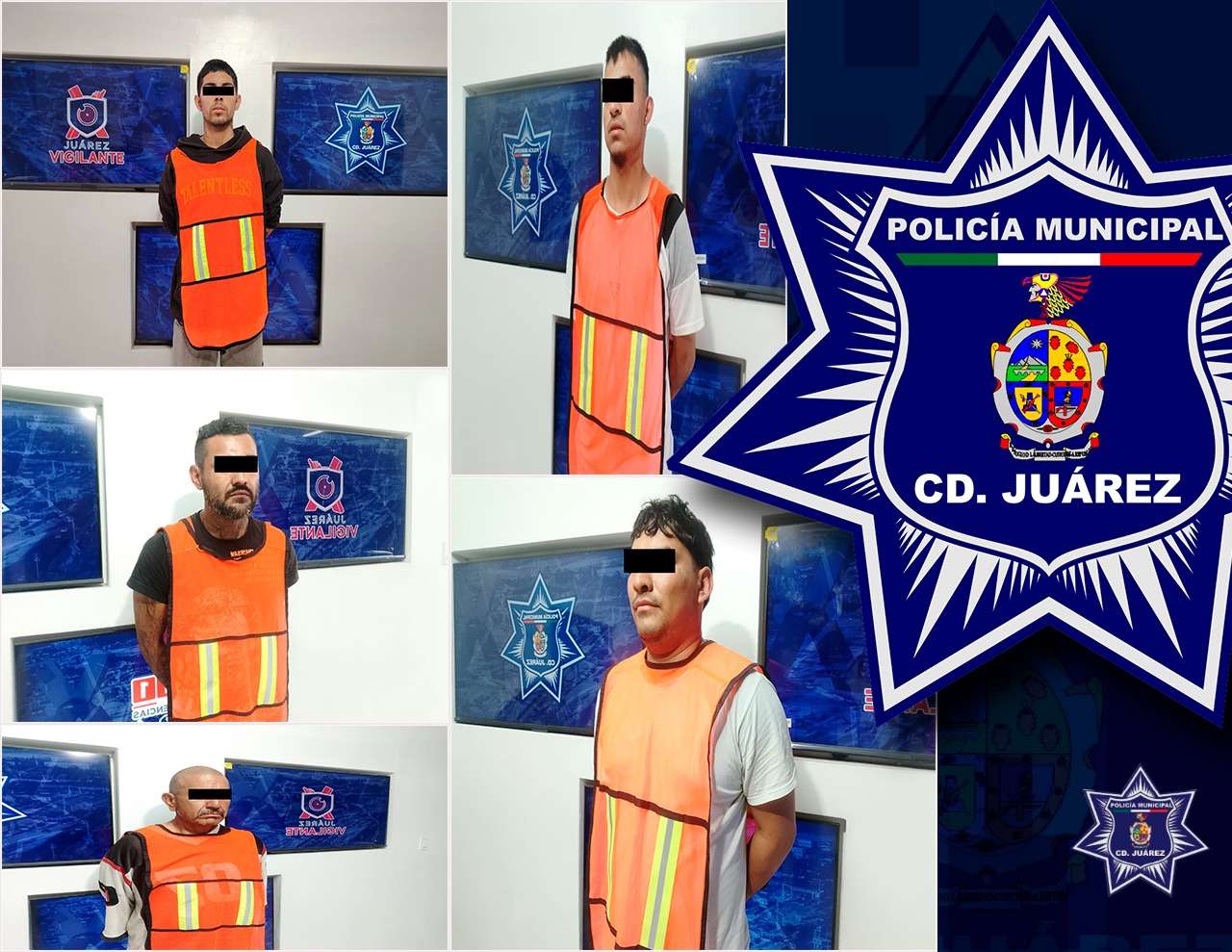 Arrestan a cinco personas con orden de aprehensión  
