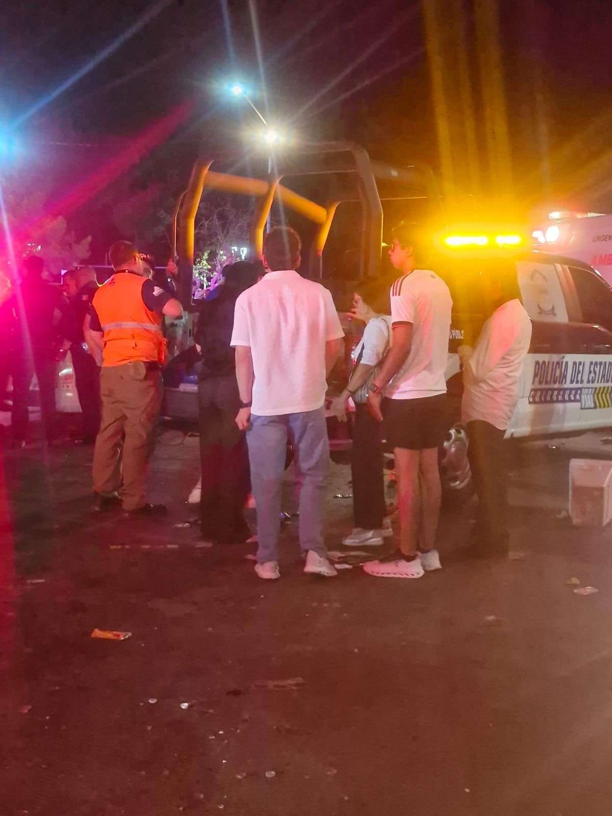 Identifican a los 3 lesionados atropellados en la glorieta de Pancho Villa