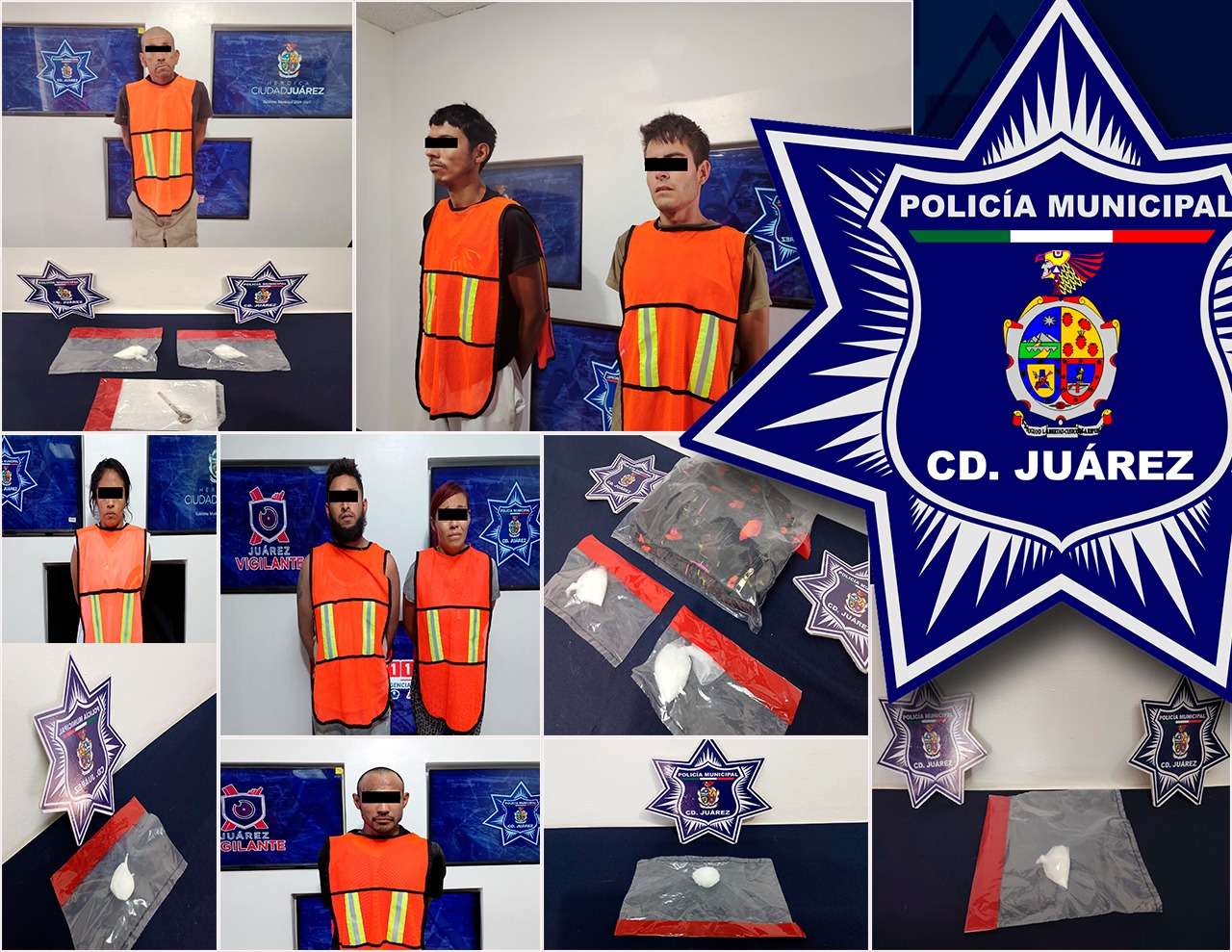 Arrestan a siete narcomenudistas