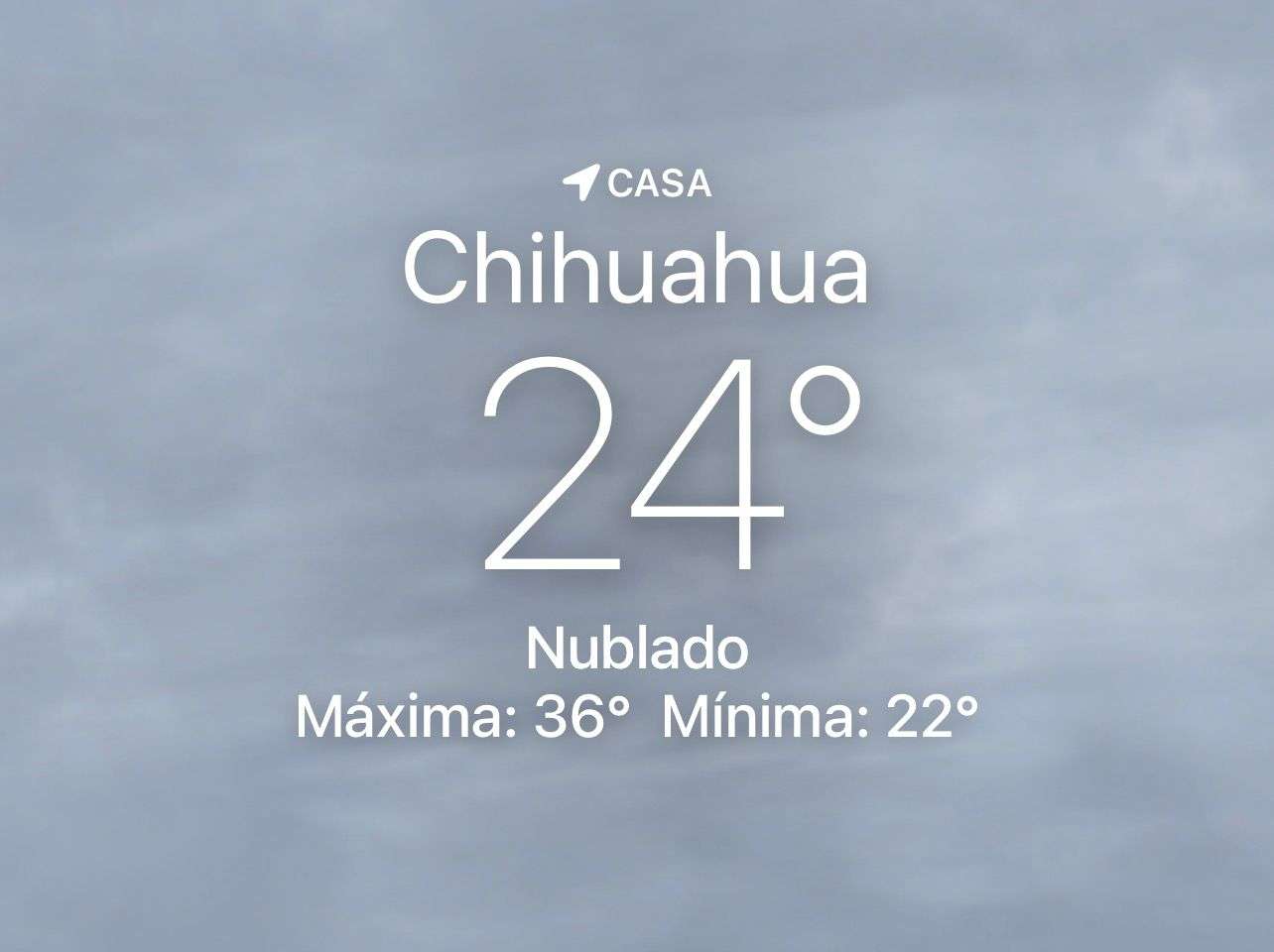 Se esperan nubes con máxima de 36 grados centígrados 