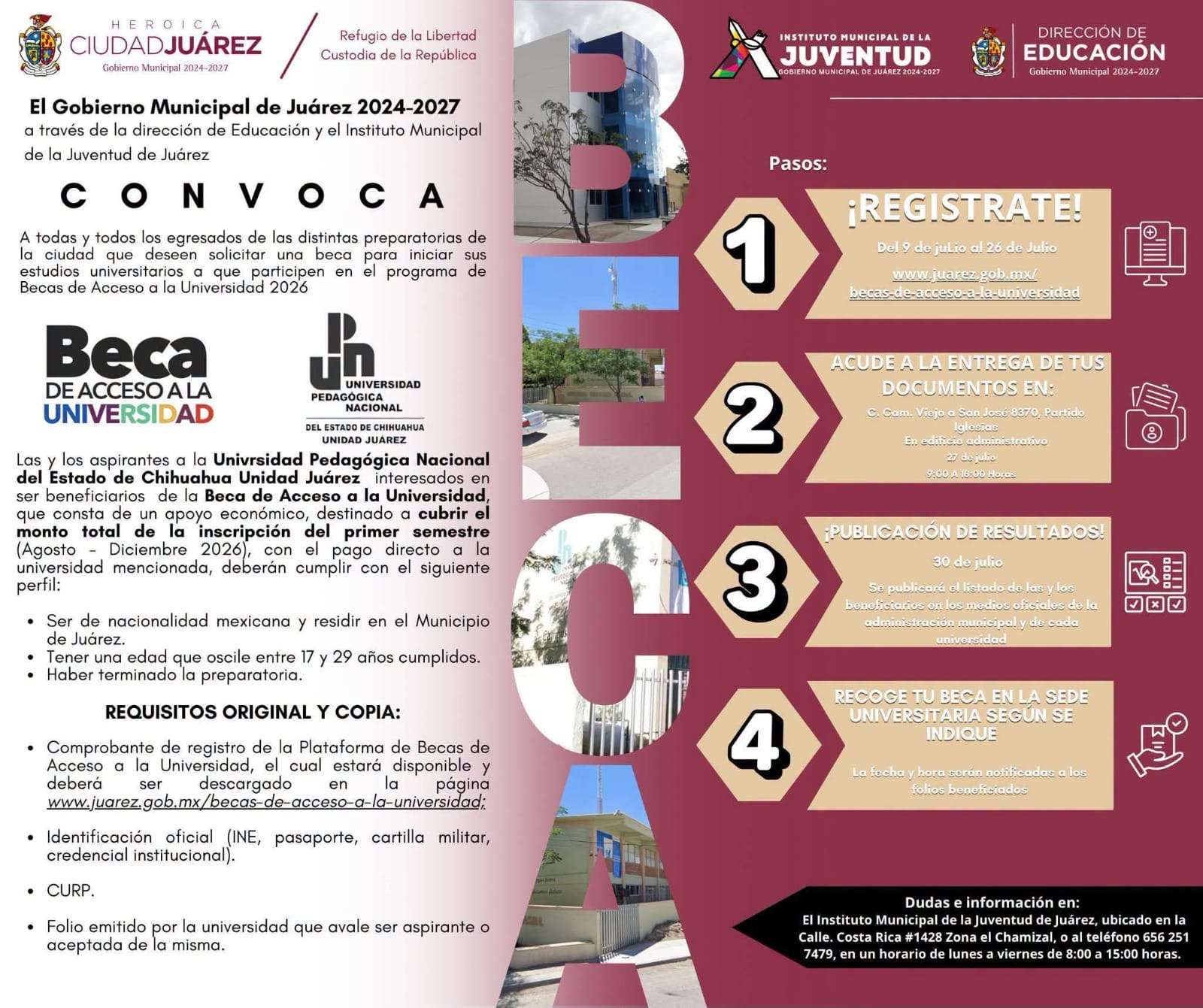 Convocan a Beca de Acceso a la UPNECH