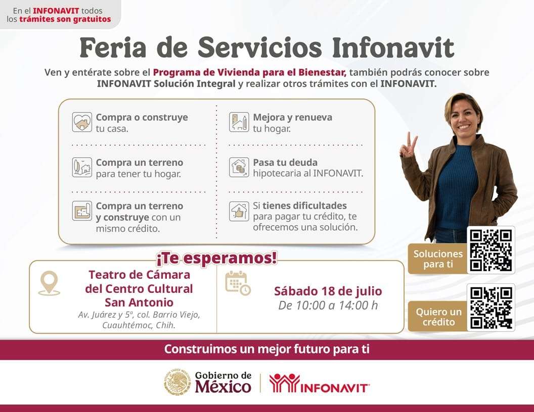 Preparan Feria de Servicios de Infonavit en Cuauhtémoc