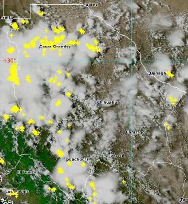 Emite Protección Civil alerta por lluvias en varios municipios
