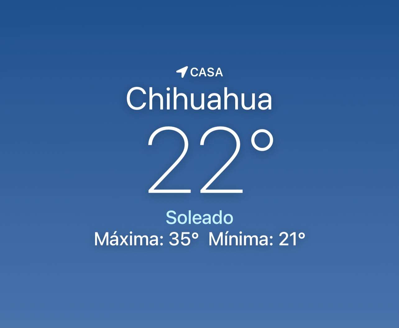 Se espera soleado con máxima de 35 grados centígrados 